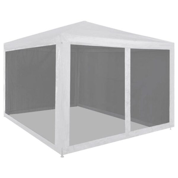 Maison Exclusive - Tente de réception avec 4 parois en maille 3 x 3 m