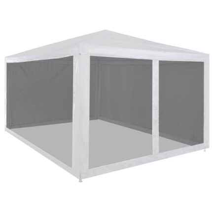Tonnelle de jardin | Tente de réception avec 4 parois en maille 4 x 3 m CFW63738