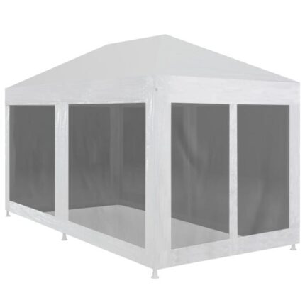 Maison Exclusive - Tente de réception avec 6 parois en maille 4 x 3 m