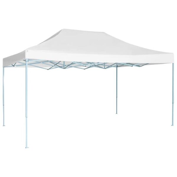 Tonnelle de jardin | Tente de réception pliable professionnelle 3x4 m Acier Blanc CFW63982