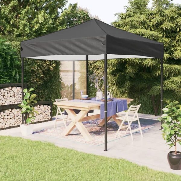 Tente de réception pliable Anthracite 2x2 m vidaXL