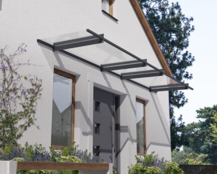 Canopia Marquise de porte Nancy Gris 411 X 94