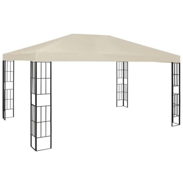 Tonnelle 3x4 m Crème vidaXL