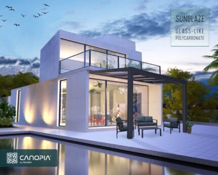 Canopia Pergola Stockholm Gris 370 X 341
