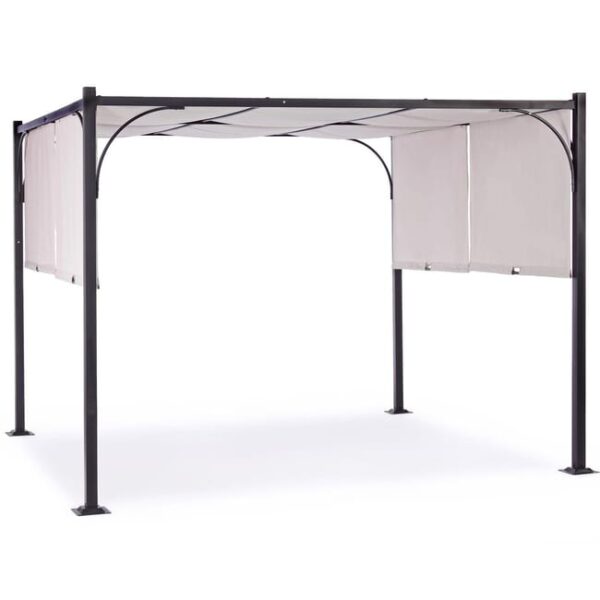 Bizzotto Gazebo Slide 3x3 Anthracite - Gris 795494
