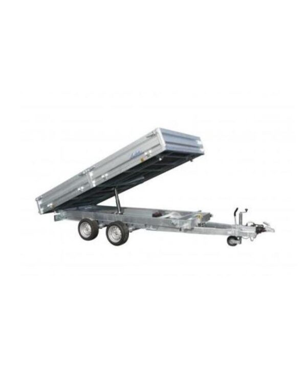 BENNE 4m  timon fixe pompe électrique + manuelle 39614 pe