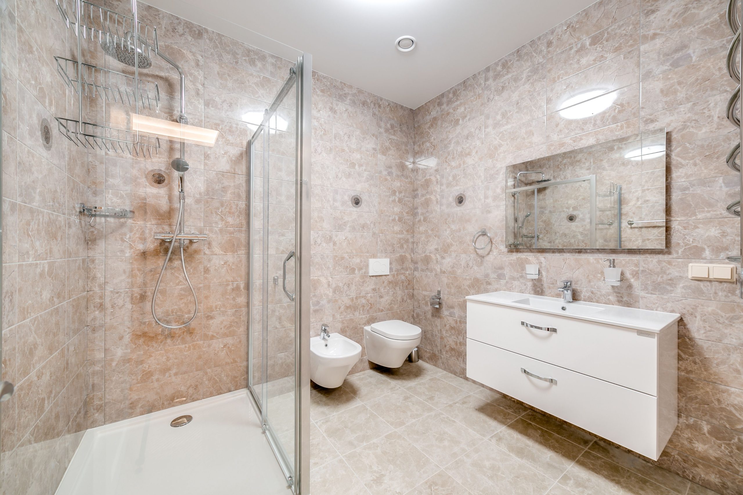 Colonne de douche moderne design minimaliste